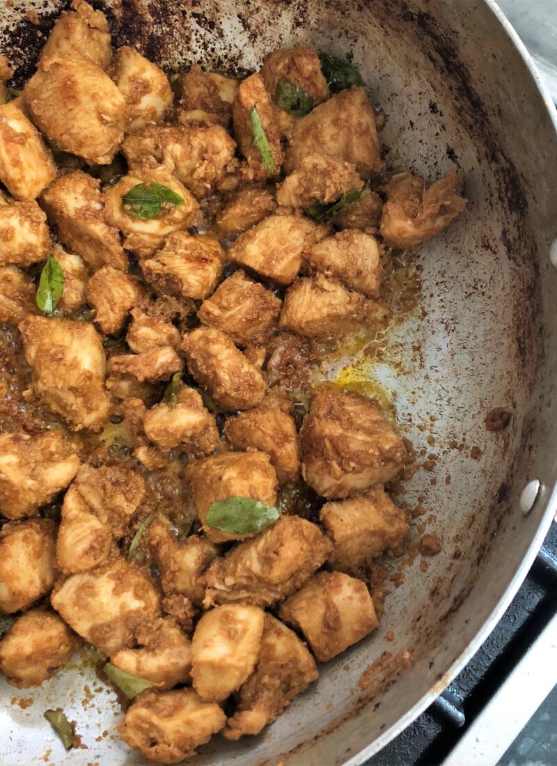 Kerala Chicken Fry (Ularthiyathu)