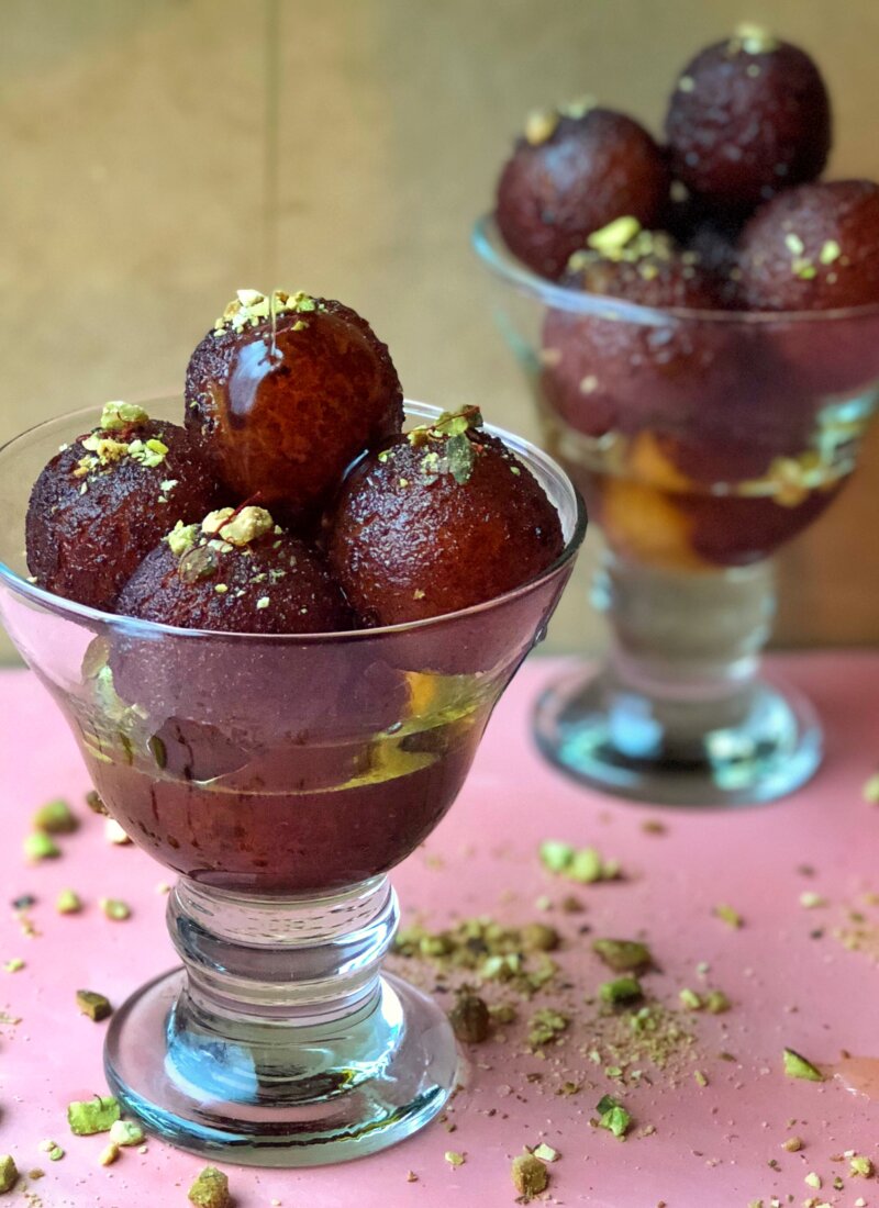 Gulab Jamun (Soaked Indian Fried Donuts)