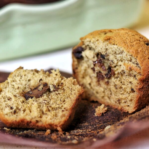 Chocolate Banana Nut Muffins