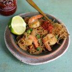 shrimp rice noodles pancit