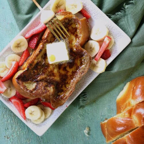 Spiced Coconut Milk French Toast The Familiar Kitchen