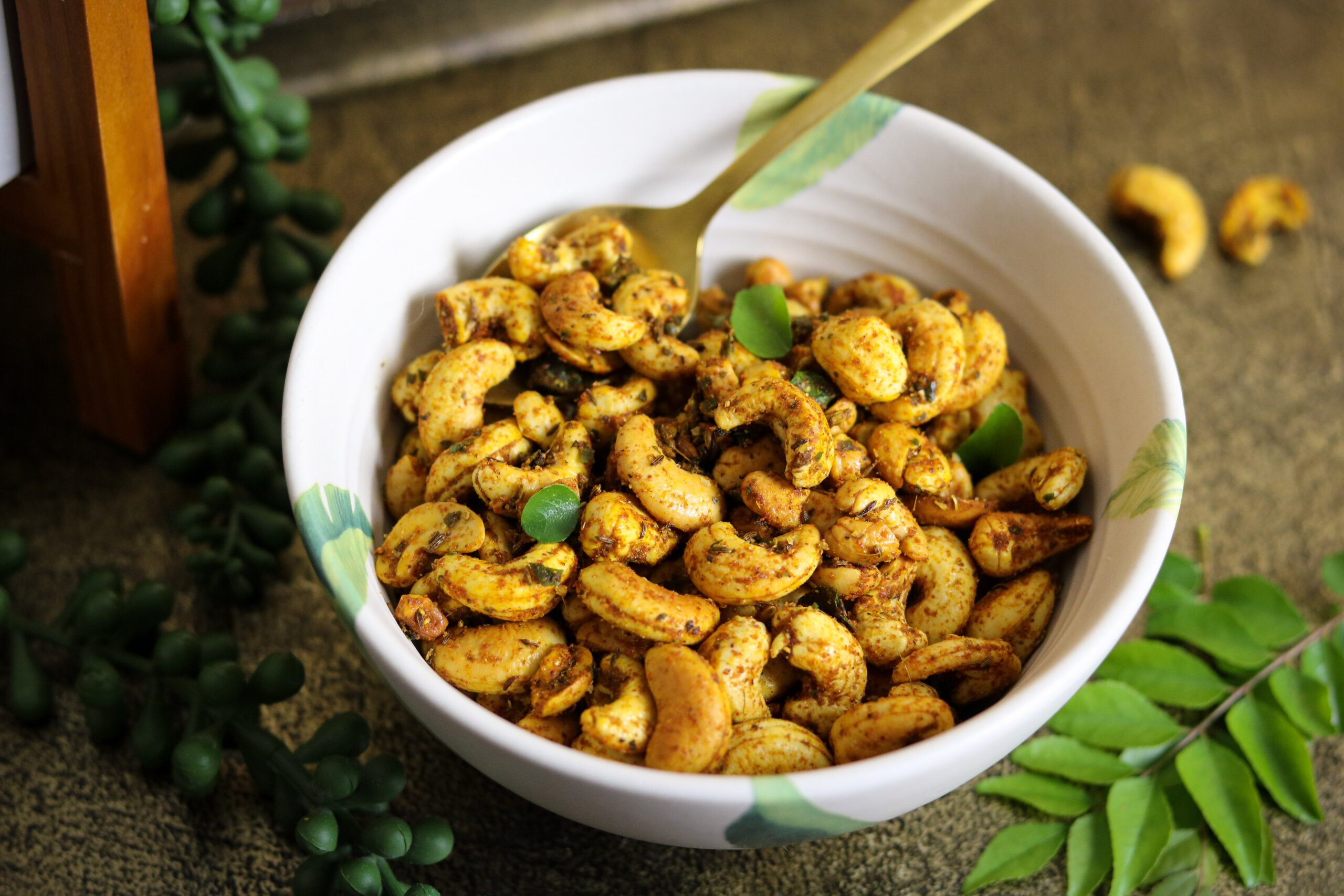 Spicy Indian Cashews recipe